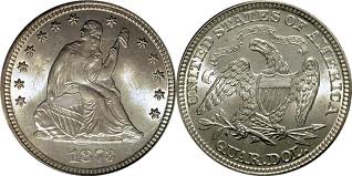 quarter dollar 1872