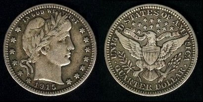 quarter dollar 1915