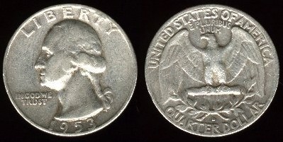 quarter dollar 1953