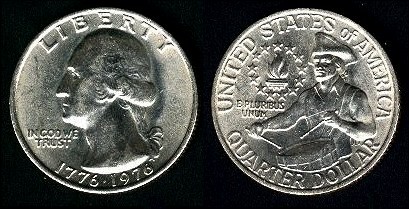 quarter dollar 1976 
