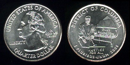 quarter dollar 2009