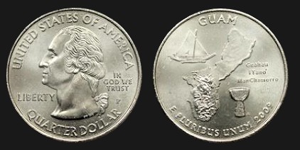 quarter dollar 2009 Guam