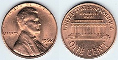 1 cent 1968 USA 