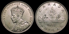 1 dollar 1935 Canada