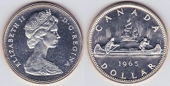 1 dollar 1965 Canada 