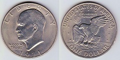 1 dollar 1971 USA 