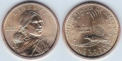 1 dollar 2002 USA