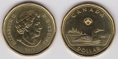 1 dollar 2012 Canada