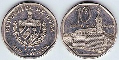 10 centavos 1996 Cuba 