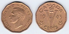 5 cents 1943 Canada