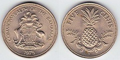 5 cents 1975 Bahamas 