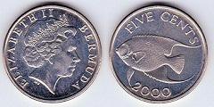 5 cents 2000 Bermudes 