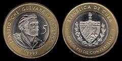 5 pesos 1999 Cuba