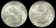 50 centavos 1952 Cuba 