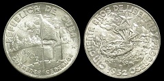 50 centavos 1952 Cuba 