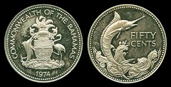50 cents 1974 Bahamas 