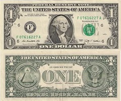 billet de 1 dollar 2009 USA