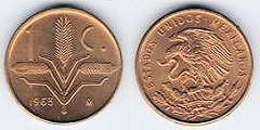1 centavo 1963 Mexique 