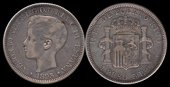 1 peso 1895 Porto Roco