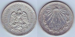 1 peso 1918 Mexique 