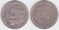 1 peso 1980 Mexique 