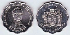 10 dollars 1999 Jamaïque