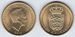 10 kroner 2011 Danemark 