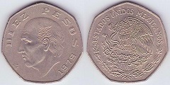10 pesos 1979 Mexique