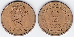 2 ore 1960 Danemark