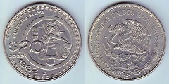 20 pesos 1982 Mexique