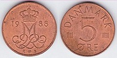 5 ore 1988 Danemark