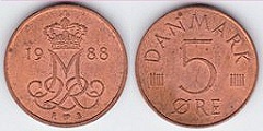 5 ore 1988 Danemark