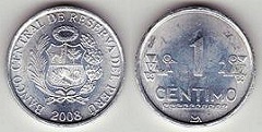 1 centimo 2008 Pérou