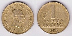1 peso 1998 Uruguay