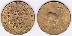 1 sol 1972 Pérou