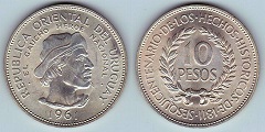 10 pesos 1961 Uruguay