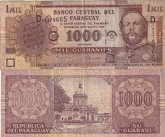 billet 1000 guaranies 2005 Paraguay