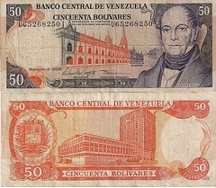 billet de 20 bolivares 1998 Venezuela 