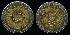 1 Peso 1994 Argentine