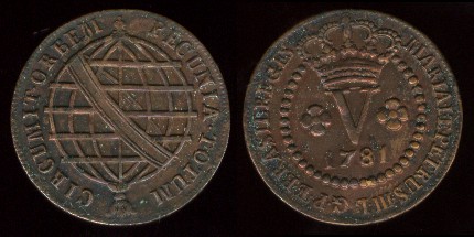5 Reis 1781 Brésil
