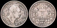 1/4 Guilder 1836 Guyana