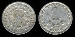 1 Peso 1938 Paraguay