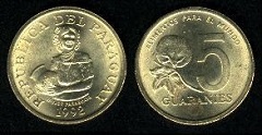 5 Guaranies 1992 Paraguay