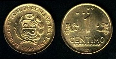 1 Centimo 1997 Pérou