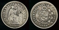 1-5e Sol 1866 Pérou