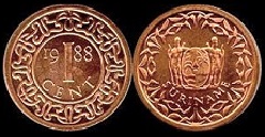 1 Cent 1988 Suriname