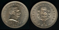 1 Peso 1960 Uruguay