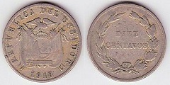 10 centavos 1918 Equateur