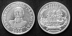 100 Guaranies 2006 Paraguay