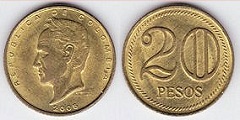 20 pesos 2005 Colombie